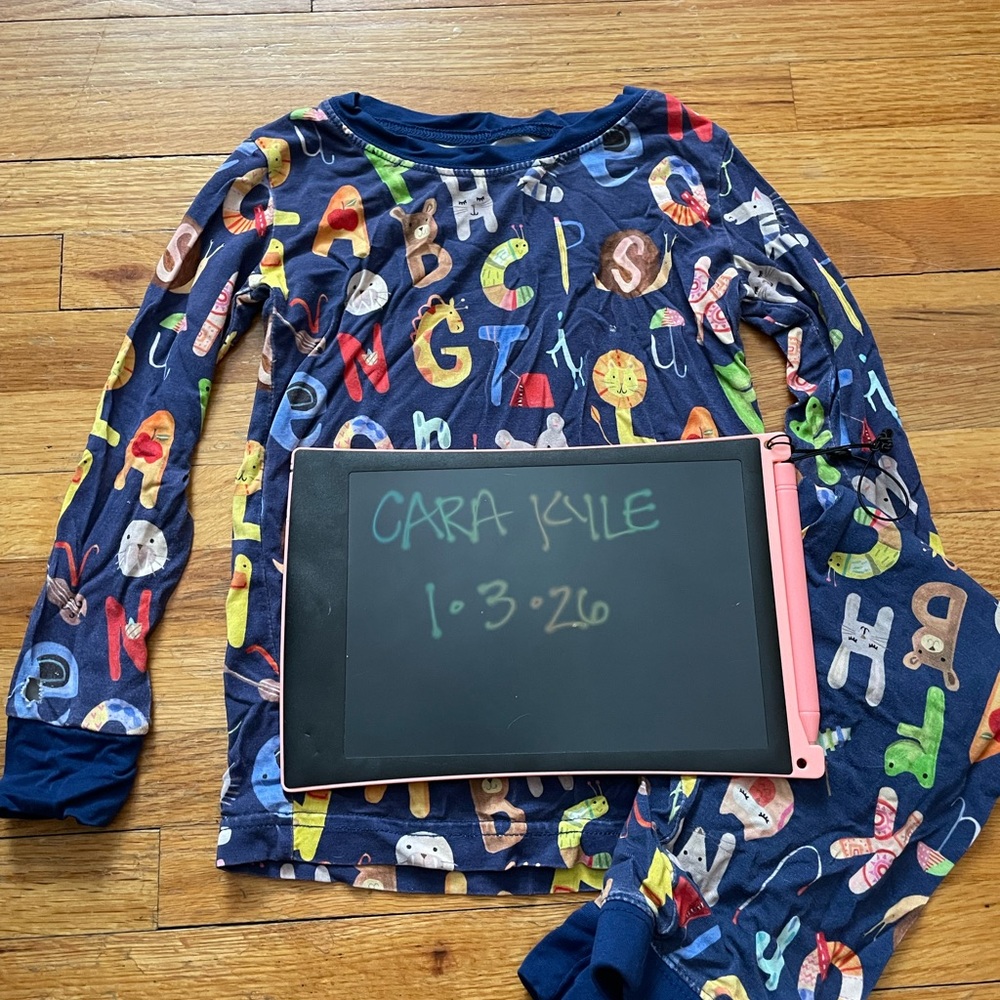 Little Sleepies Alphabet pajamas
